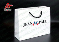 Crafts Paper Personalized Store Bags , Glossy Business Paper Bags With Hot Foil LOGO