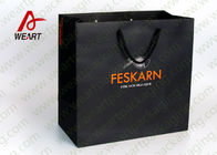 Fish Pattern Printed Promotional Paper Bags For Shop 300 * 130 * 415mm